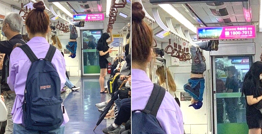 지하철 1호선에 박쥐 한 마리(?)가 들어왔습니다” | 승객 | 에포크타임스